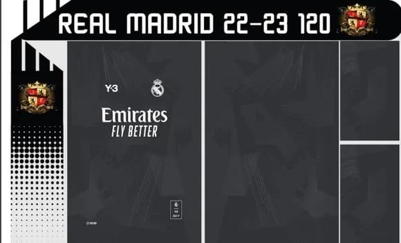 Vetor Da Camisa Real Madrid 22-23 120 Aniversario