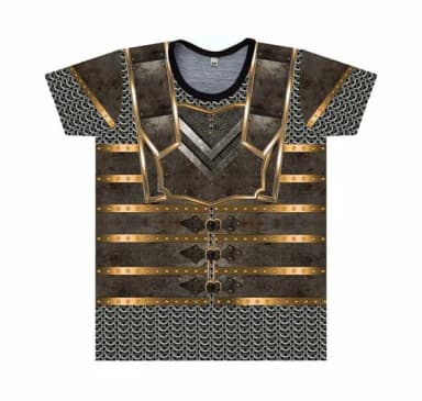 Camiseta Infantil Cavaleiro Medieval