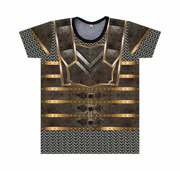 Camiseta Infantil Cavaleiro Medieval
