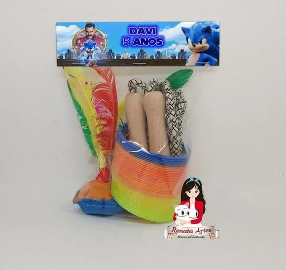 Sonic Filme 2020 - Kit Boa Infância Personalizado