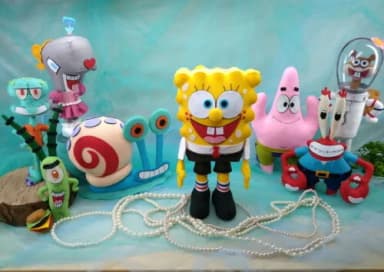 Kit Bob Esponja de Feltro