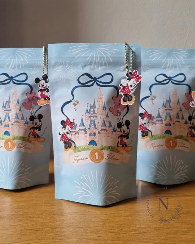 Saco Zip Lock 12x20 Lembrancinha As Princesas