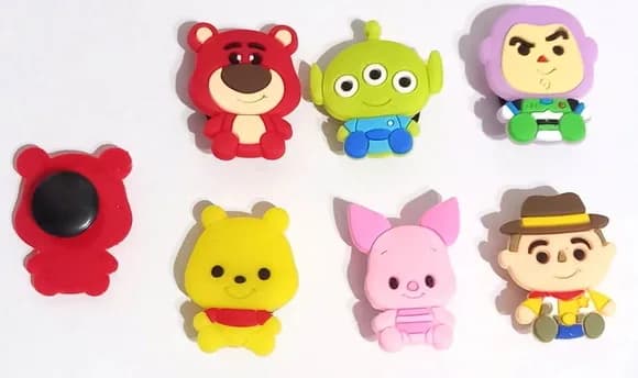 Pins para Crocs Disney Variados - 6 Unidades
