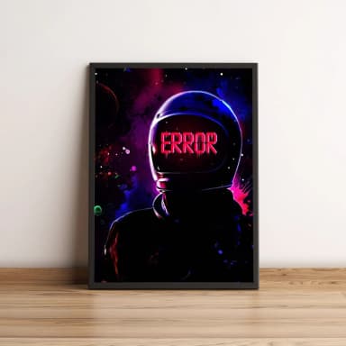 Quadro Astronauta Error 92