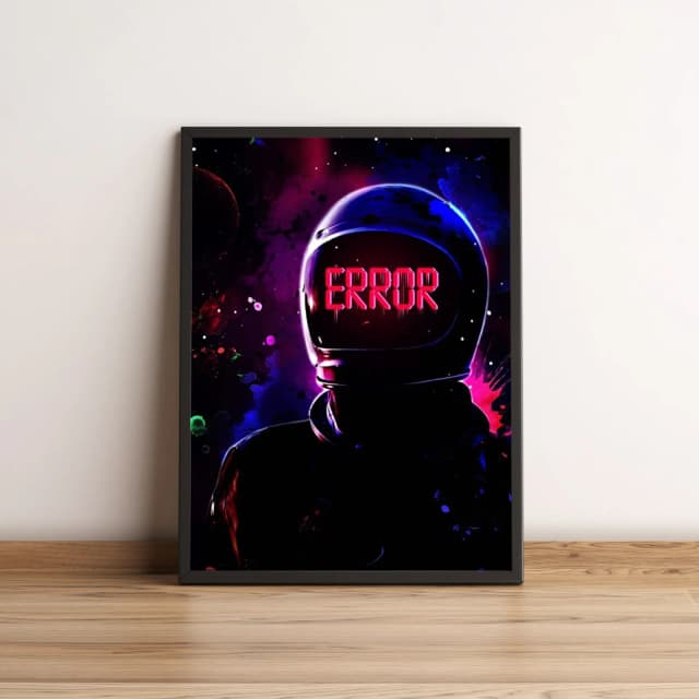 Quadro Astronauta Error 92