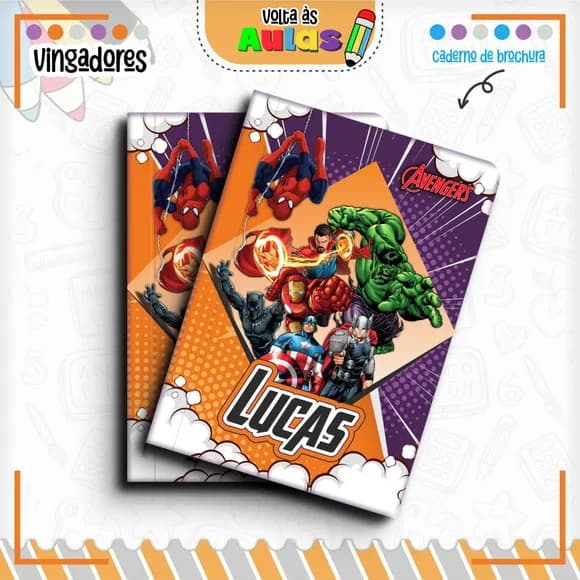 Caderno Brochurão Personalizado