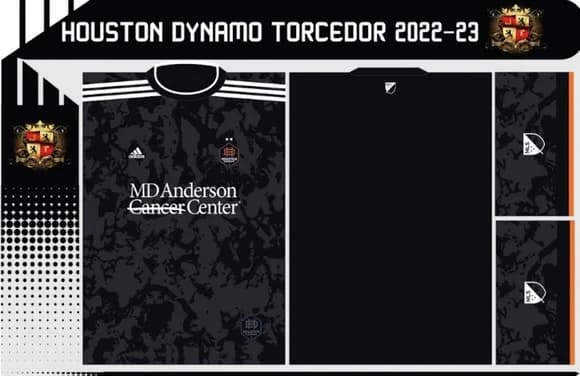 Vetor Da Camisa Houston Dynamo Torcedor 2022-23
