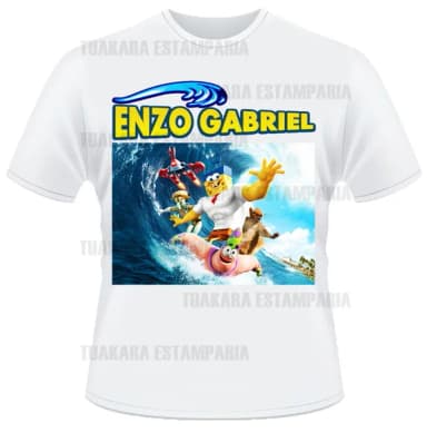 Camiseta Bob Esponja 3 - filme