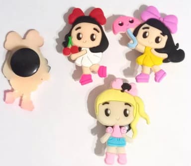 Pins para Crocs Meninas Variados - 6 Unidades