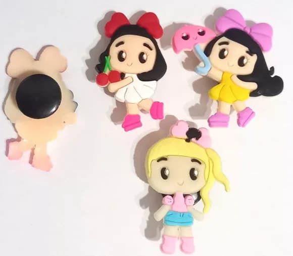 Pins para Crocs Meninas Variados - 6 Unidades