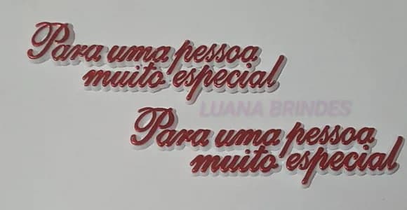 Aplique Para uma Pessoa Muito Especial 8cm 5 Unidades