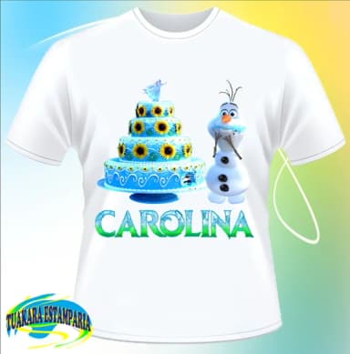 Camiseta Frozen Fever - Olaf