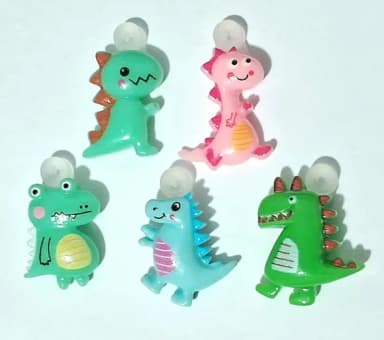 Pingentes Dinossauro de Resina 2cm C/suporte Pcts C/10 Peças