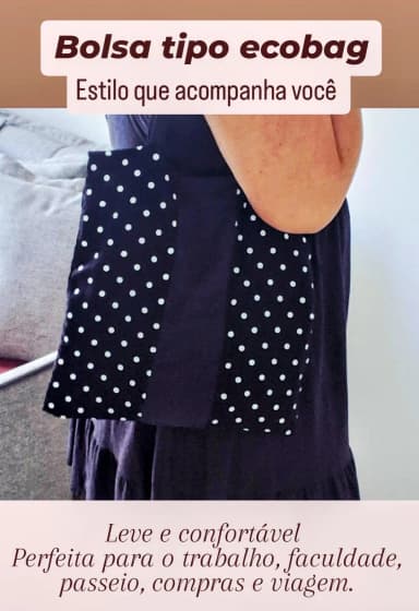 Bolsa de Tecido - Poá