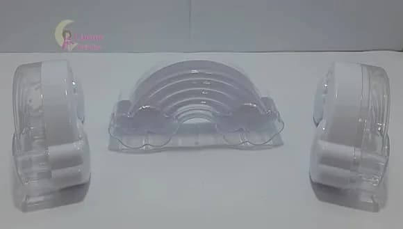 Baleiro Arco Íris Branco de Acrílico - Pct C/5 Unidades
