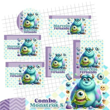 60 Etiquetas Monstros