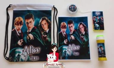 Kit Alegria na Mochila Harry Potter