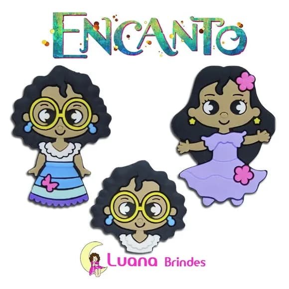 Aplique Encanto Emborrachado 4,5cm Pct 6 Und