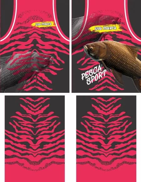 Arte Vetor Camisa Pesca-mod-0199