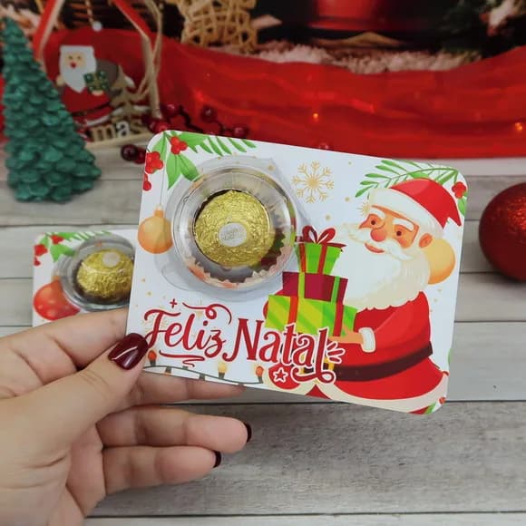 Card Natal com Blister - Não Acompanha Doce