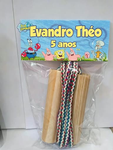 Corda de Pular Perosnalizada  lembrancinhas infantil do Bob Esponja
