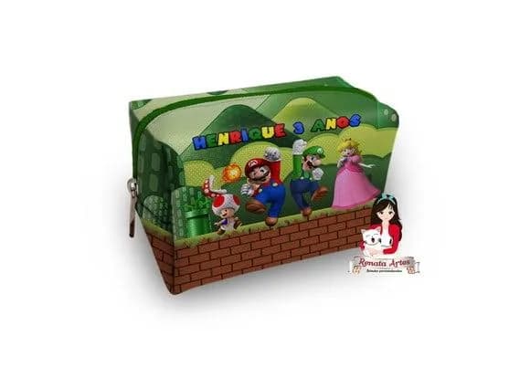 Necessaire Box Personalizado Super Mario