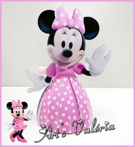 Minnie Rosa 2D - Porta Bombom