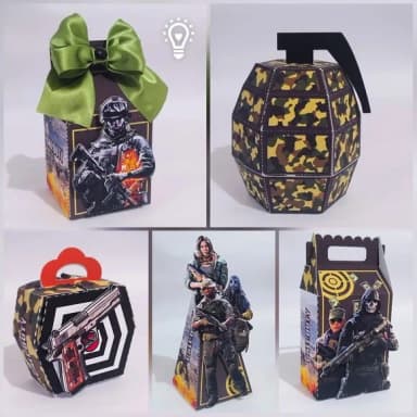 Kit 60 Lembrancinhas Call Of Duty