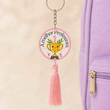 Chaveiro com Tassel - Dia dos Professores