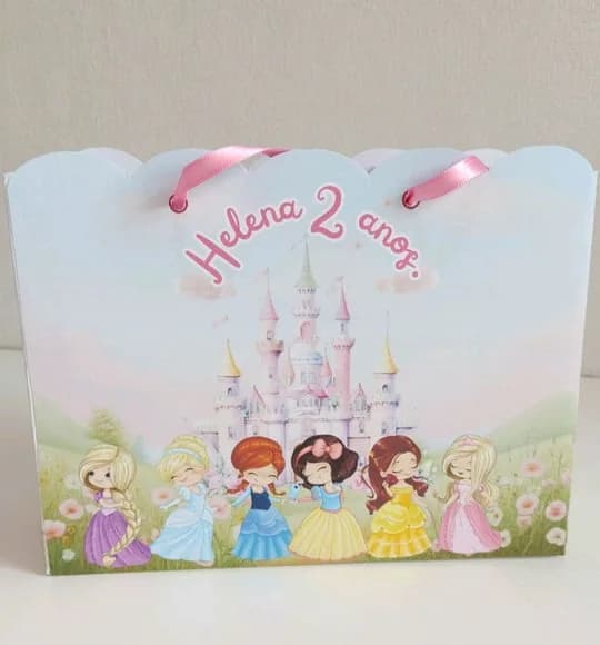 Sacola Princesas 10 Unidades.
