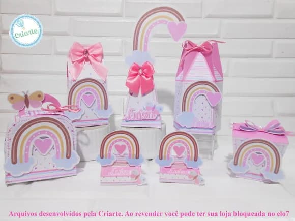 Arquivo de Corte Arco Íris 50