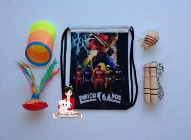 Mochila Boa Infância Tema Power Rangers