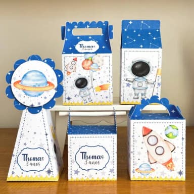 Kit 60 Lembrancinhas Astronauta