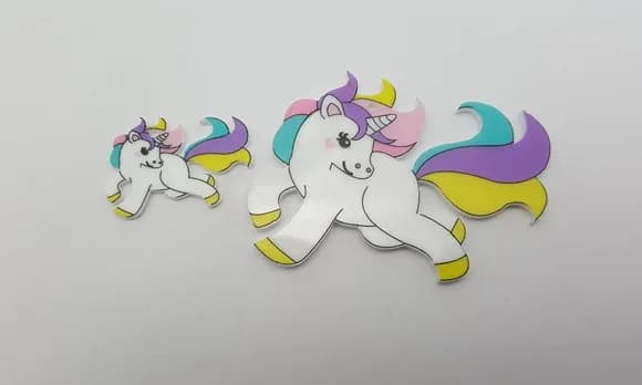 Pingentes Unicórnios de Acrilico U.v.-3 Kits