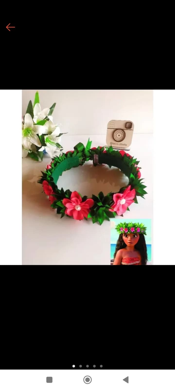 Coroa moana vermelha