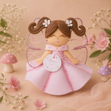 Centro de Mesa Boneca Borboleta Jardim de Borboletas
