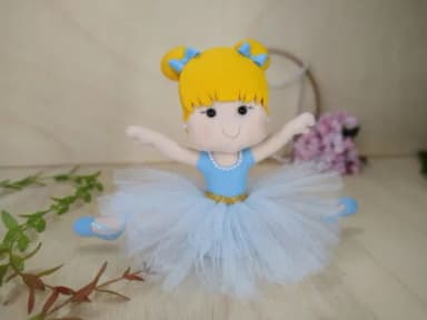 Bailarina em Feltro* Chamar Chat