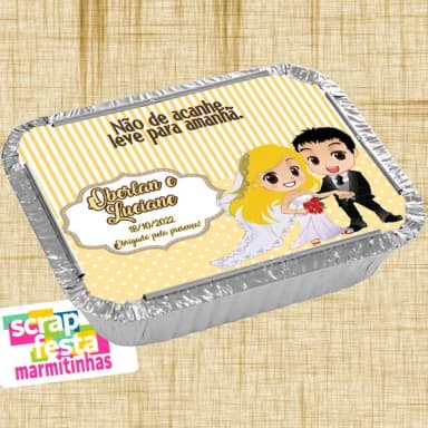 Marmitinha Personalizada Festa De Casamento