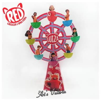 Roda Gigante Piramide Red: Crescer É Uma Fera - 26cm