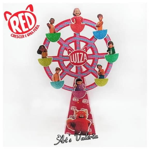 Roda Gigante Piramide Red: Crescer É Uma Fera - 26cm