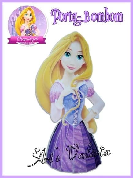Rapunzel 2D - Porta Bombom