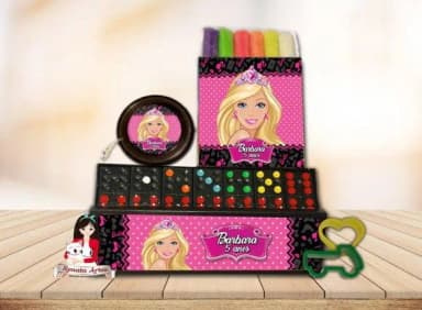 Kit Brincadeira Personalizado Barbie Nova