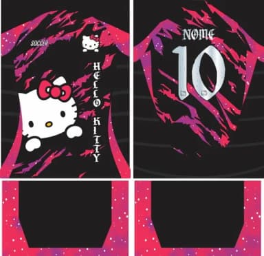 Arte Vetor Camisa Hello Kitty 403