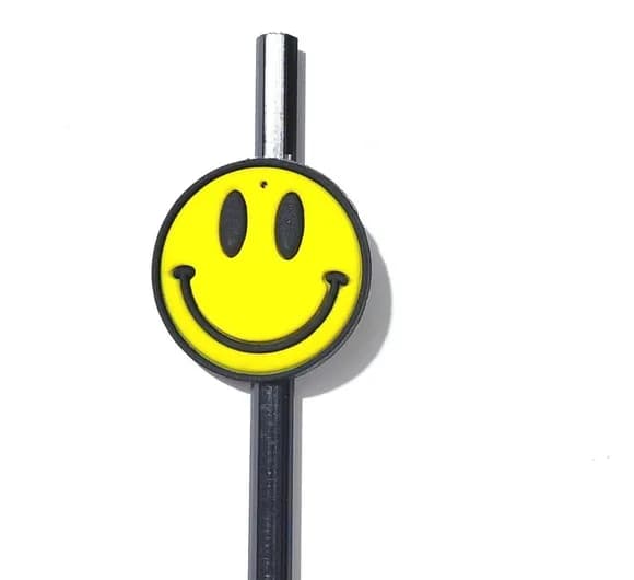 Lápis C/ponteira Emoji Emborrachado Pacote com 6 Unidades