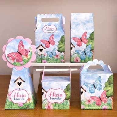 PEGUE E MONTE - Kit Festa JARDIM - Decoração de Festa | Lembrancinhas | Aniversário | Personalizados