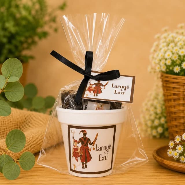 50 Kit Jardinagem Lembrancinhas Exu - Pomba-gira - Trabalhamos com qualquer tema - Informar tema no chat