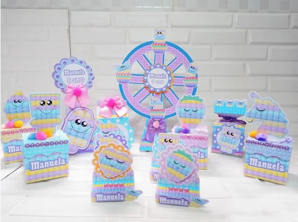 Arquivo de Corte Pop It Candy Colors #2