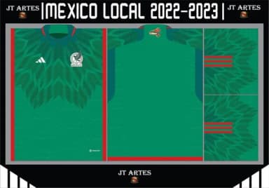 Vetor Camisa Da México 2022
