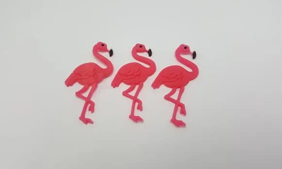 Aplique Flamingo Emborrachado de 5cm