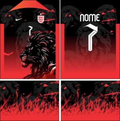 Arte Vetor Camisa Interclasse Leão Mod-824
